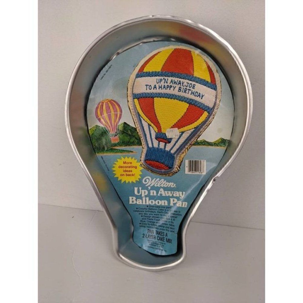 Wilton vintage cake pan Hot air balloon, Wilton Up n' away,  aluminum cake mold